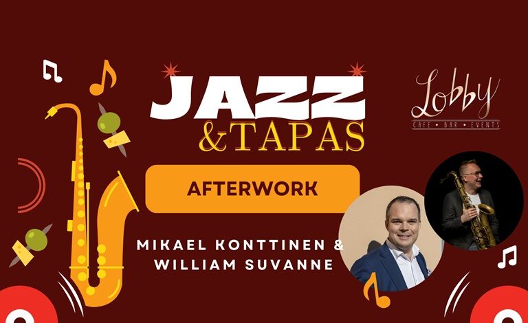 You are currently viewing JAZZ & TAPAS AFTERWORK – MIKAEL KONTTINEN & WILLIAM SUVANNE 19.4.2024